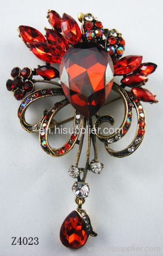 Z4023 Butterfly Shape Zinc Alloy Brooch Pin