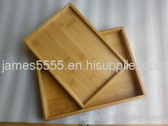 bamboo trays and coasters