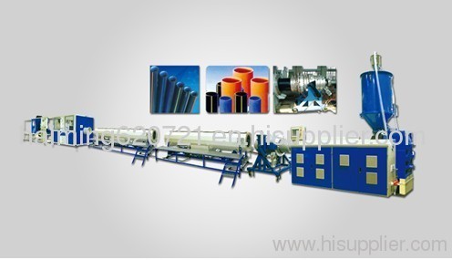 Large diameter PE HDPE wanter and gas pipe extrusion line
