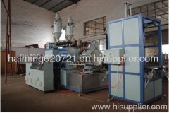 Large diameter LDPE HDPE plastic buried sewer pipeline machine