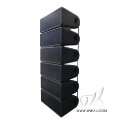 Compact high performance Two-way line array enclosure