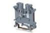 Gray - Blue Screw - Clipping Terminal Blocks, Screw Terminal Block with 600V 20A