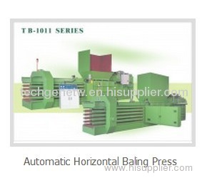 Automatic Horizontal Baling Press