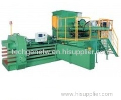 horizontal baling press