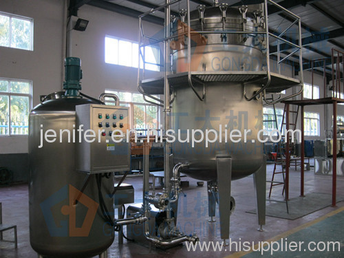 Candle type diatomite filter machine