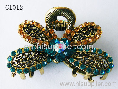 C1012 Flower Shape Zinc Alloy Decorative Hairpins