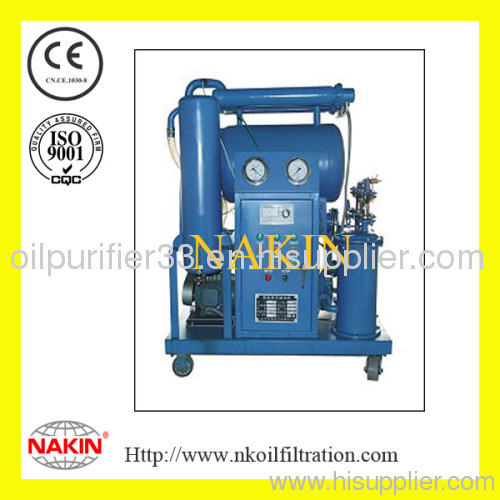 ZY Single stage Vacuum Insulating Oil Filtration Equipment