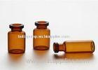 20ml, 30ml Tawny Comestic Amber Glass Bottles For Medicial, Chemical, Pharmaceutical