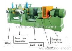 Rubber Mixing Mill with Roll Diameters