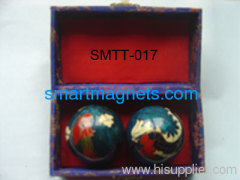 cloisonne magnetic fitness ball