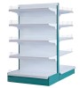 Double side gondola supermarket shelf