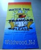 100% cotton reactive printing terry velour beach towel