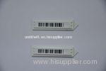 58kHz Frequency White DR Barcode Insert AM Labels / Anti Theft Label With Amorphous Alloy