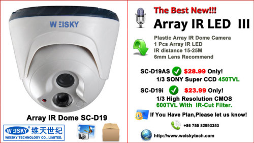 Indoor IR security Camera