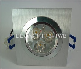 3PCS 1W LED down light 3W