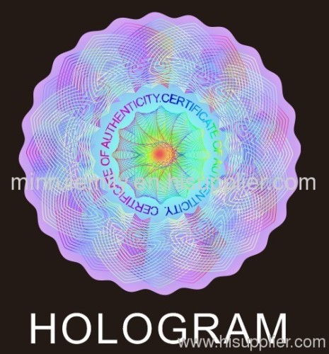 guilloche hologram labels