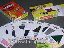 Custom full color playing card, film lamination and soft cover childrens board books