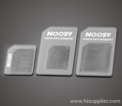 nano SIM card to micro regular standard SIM card tray adapter for iPhone4 4S