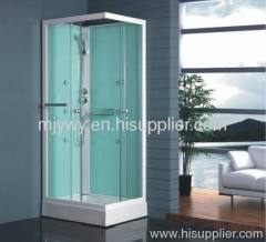 simple shower cabin with hydromassage