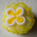 plastic bath puff plastic flower ball