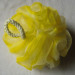 plastic bath puff plastic flower ball