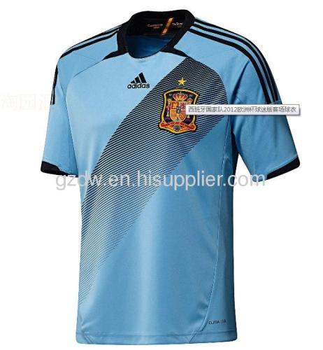 2012-2013 Thailand quality Football Jersey for SPAIN AWAY