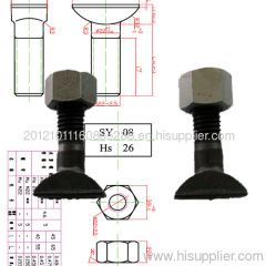 Rail bolt/T-bolt/Clip bolt/Clamp bolt