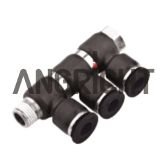 Plastic Connecting Tube Fitting