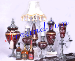 home cecoration / glass craft / vase / craft ornaments / table lamp