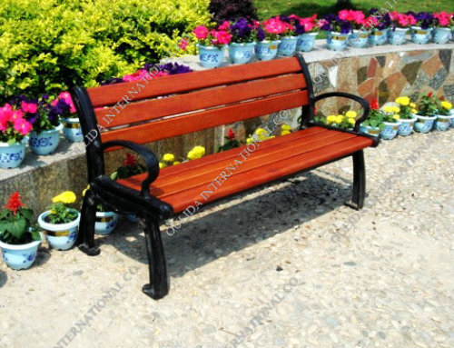 WPC Park lazyback bench OLDA-8029 150*60*80CM