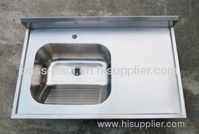 stainless steel laundry sink