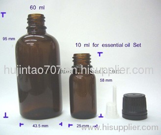 moulded glass bottle(Drop dispensing bottle DIN 18mm )
