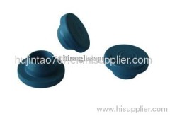 Butyl rubber stoppers for injection vials
