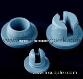 Freeze drying butyl rubber stoppers for injection vials