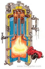 Marine oil fired boiler