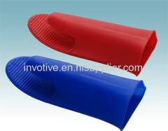 High temperature long silicone rubber glove