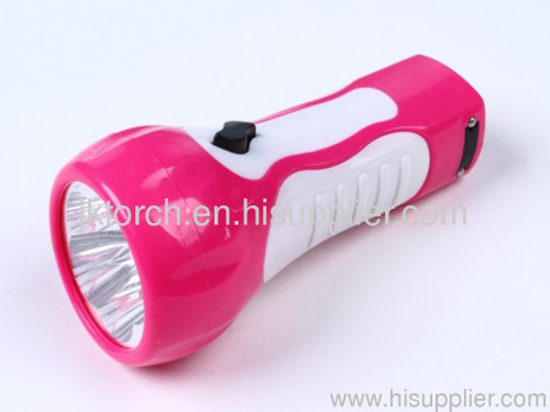 5 LED rechargeable plastic torch