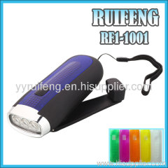 Dynamo led flashlight wind up led flashlight