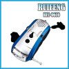 functional radio lighrt hand pressing radio light