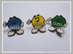 soft enamel pins with epoxy dome