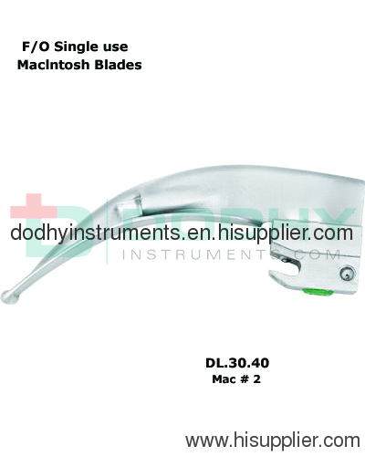 F/O Laryngoscopes Blade # 2 = DODHY Instruments