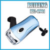 No battery LED flashlight hand pressing flashlight