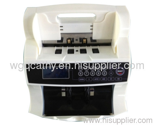 Banknote counter with UV,MG/MT IR SIZE detection