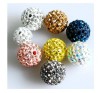 fashion Crystal ball rhinestone beads