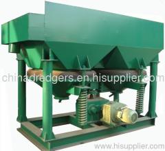 Sawtooth wave jigging machine for precious stones