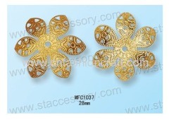 metal Electroplated jewelry caps