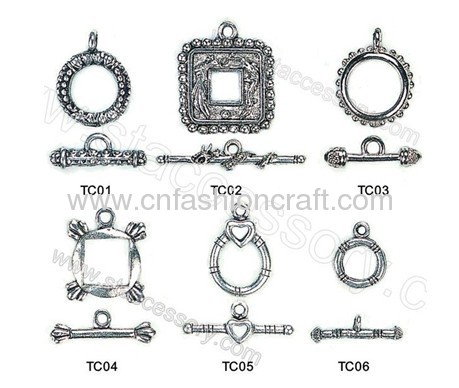 alloy tie Toggle clasp