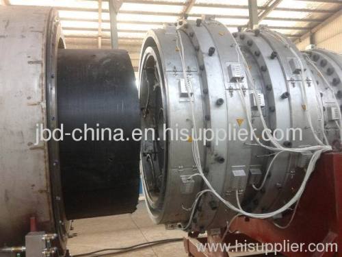Large diameter PE water supply pipe extrusion line