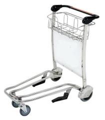 stainless steel airport trolley