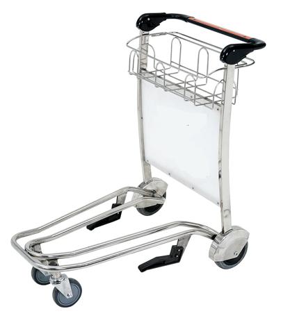 stainless steel airport trolley